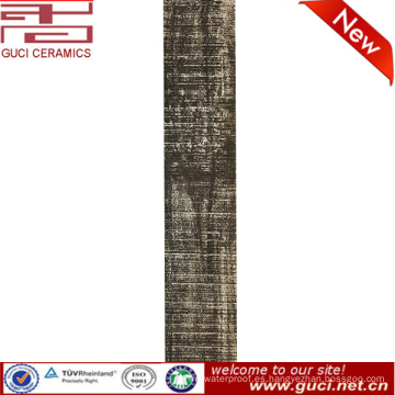 precio de fábrica azulejo de cerámica grano de madera 3d baldosa de madera